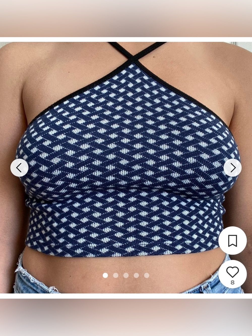 Zara Criss Cross Crop Top